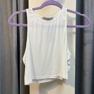 Elegant White Sleeveless Tank Top